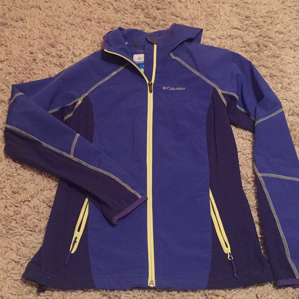 Indigo and Light Green Jacket